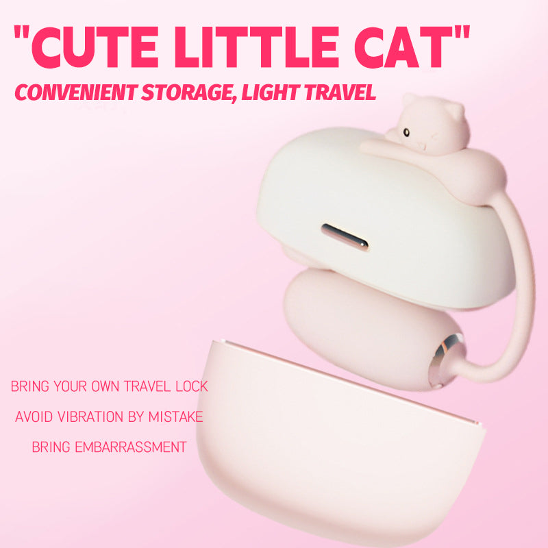 Headset Cat Sucking Vibrator Women's Masturbation Tool