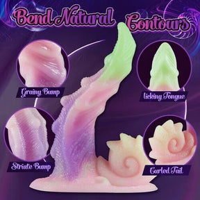 Huge Tentacle Dildo for Beginners Realistic Silicone Dildo 7.48 Inch