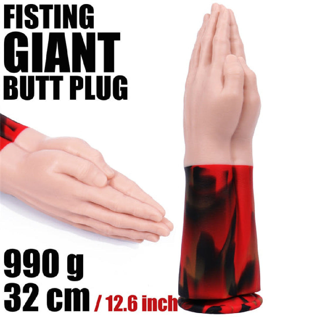 AIMITEX Giant Flower Arm Liquid Silicone Butt Plug Anal Toy