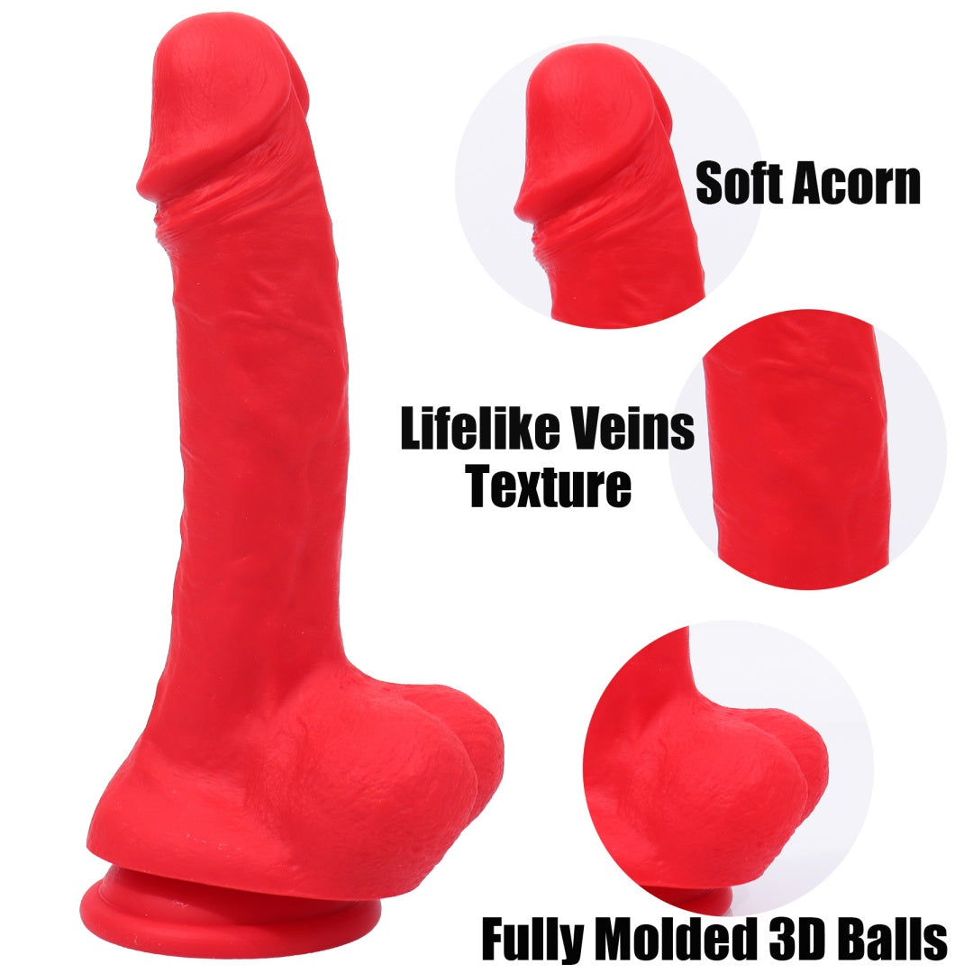 AIMITEX five colors long silicone dildo