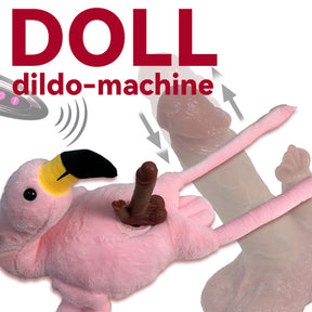 Plush Dildo Machine Thrusting Licking Dildo Machine Sex Toy With Remote Control - Lurevibe