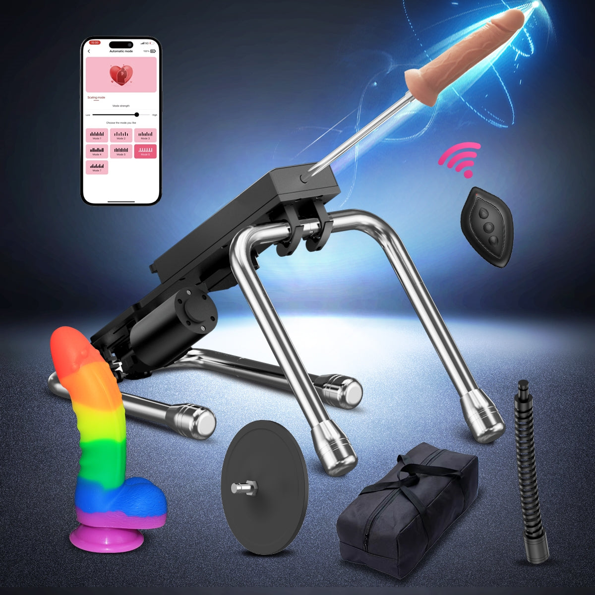 SHEYAY Electronic Dog Female Sex Machine Multiple Accessories - Lurevibe