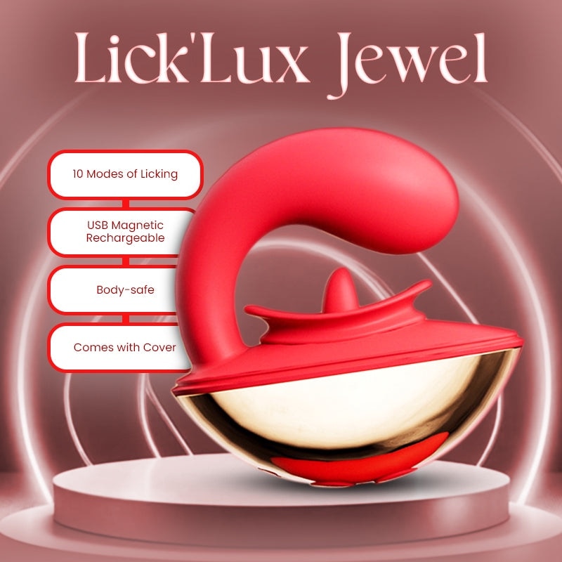 Flirting Vibrating Egg Dual Function Stimulation Vibration Licking Clitoral Big mouth - Lurevibe