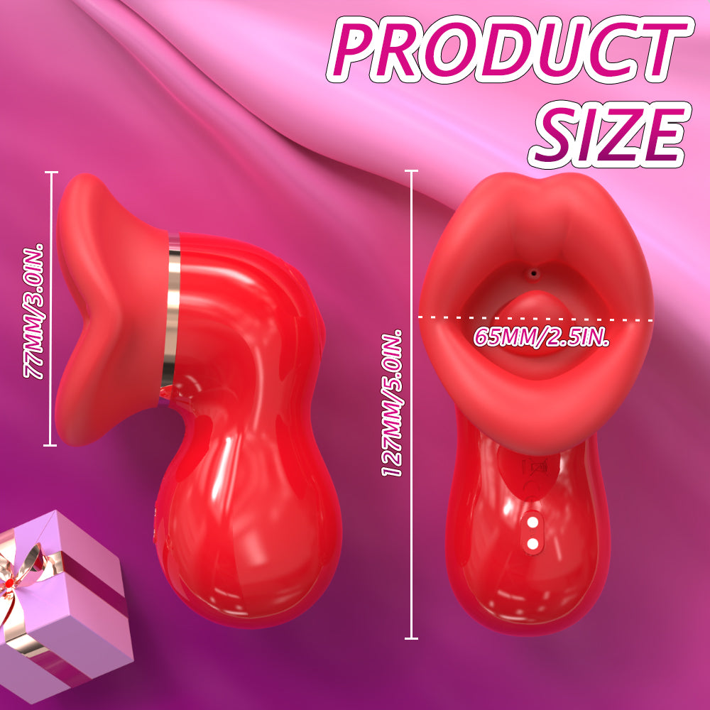 S-Hande Sucking Tongue Licking Adult Vibrator 9 Modes Vibrator