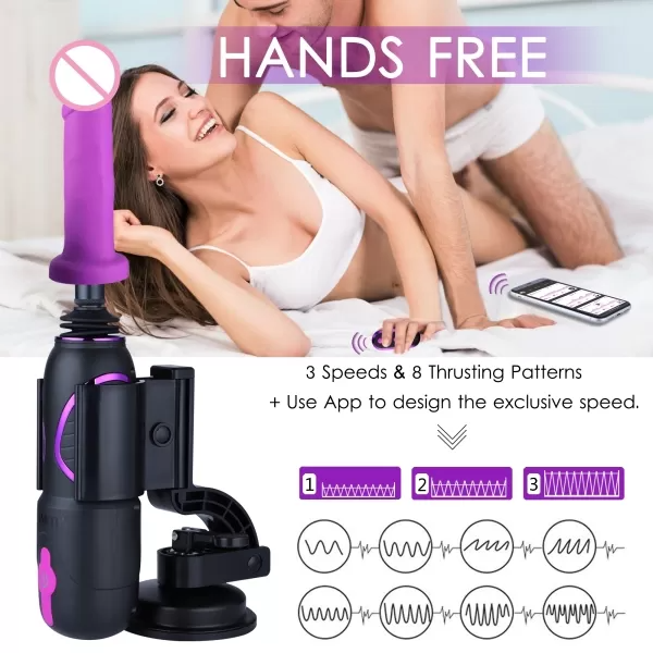 Hismith Pro Travel Sex Machine with Strong Suction