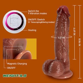 Realistic Dildos Thrusting Dildo Set