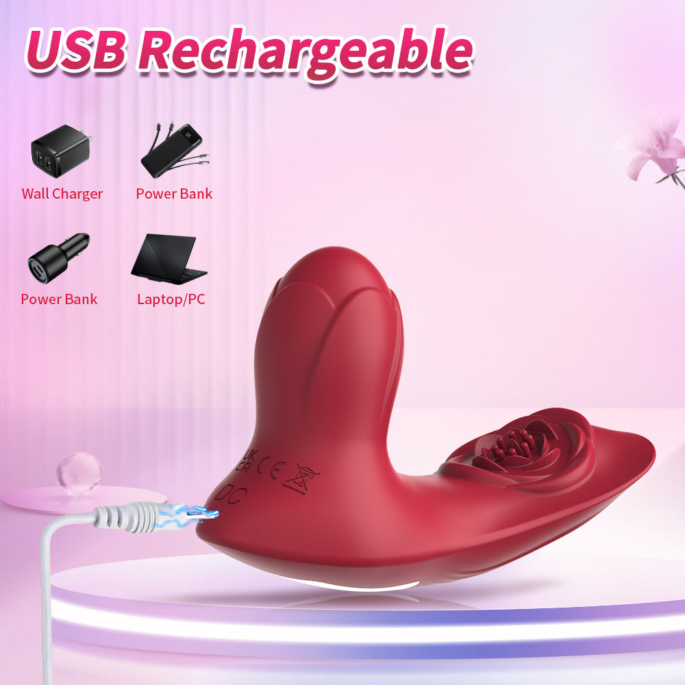 Pera Rose Wearable G-Spot vibrator for Clitoral Climax - Lurevibe