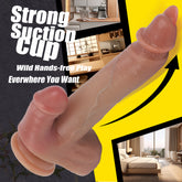 Tongue Dick Strong Suction Cup Realistic Big Size Penis - Lurevibe