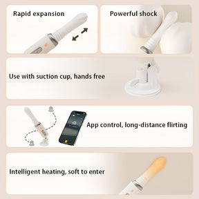 WOWYES App Controlled Handsfree Dildo Machine Female Masturbation - Lurevibe