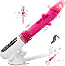 Telescopic Thrust Dildo Machine With 5 Thrusts And 8 Vibration Modes - Lurevibe