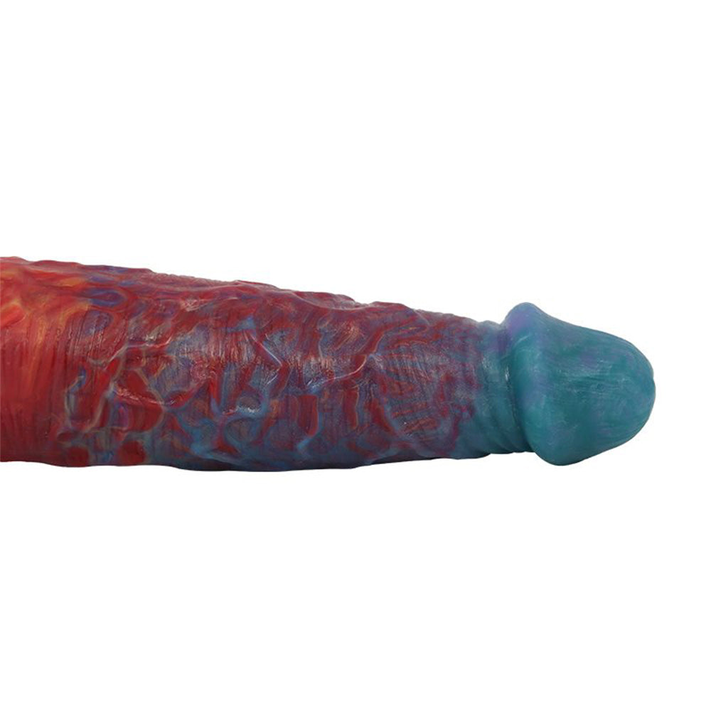 Colorful Double-Ended Liquid Silicone Anal Plug Dildo
