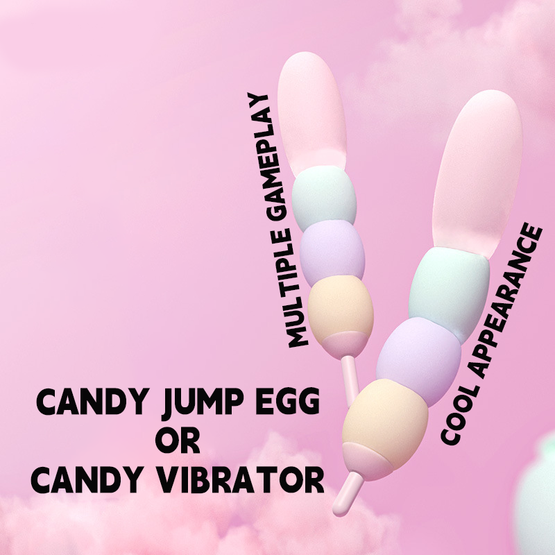 Candy Vibrator DIY Jumping Egg Detachable APP Remote Control