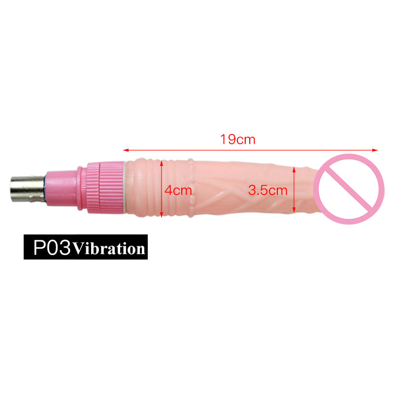 Lurevibe - Automatic Gun Machine Penis Accessories Female Masturbator Extension Rod - Lurevibe