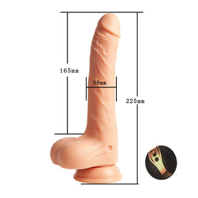 Lurevibe - Telescopic Swing 8 Frequency Vibration Wireless Remote Control Waterproof Dildo - Lurevibe