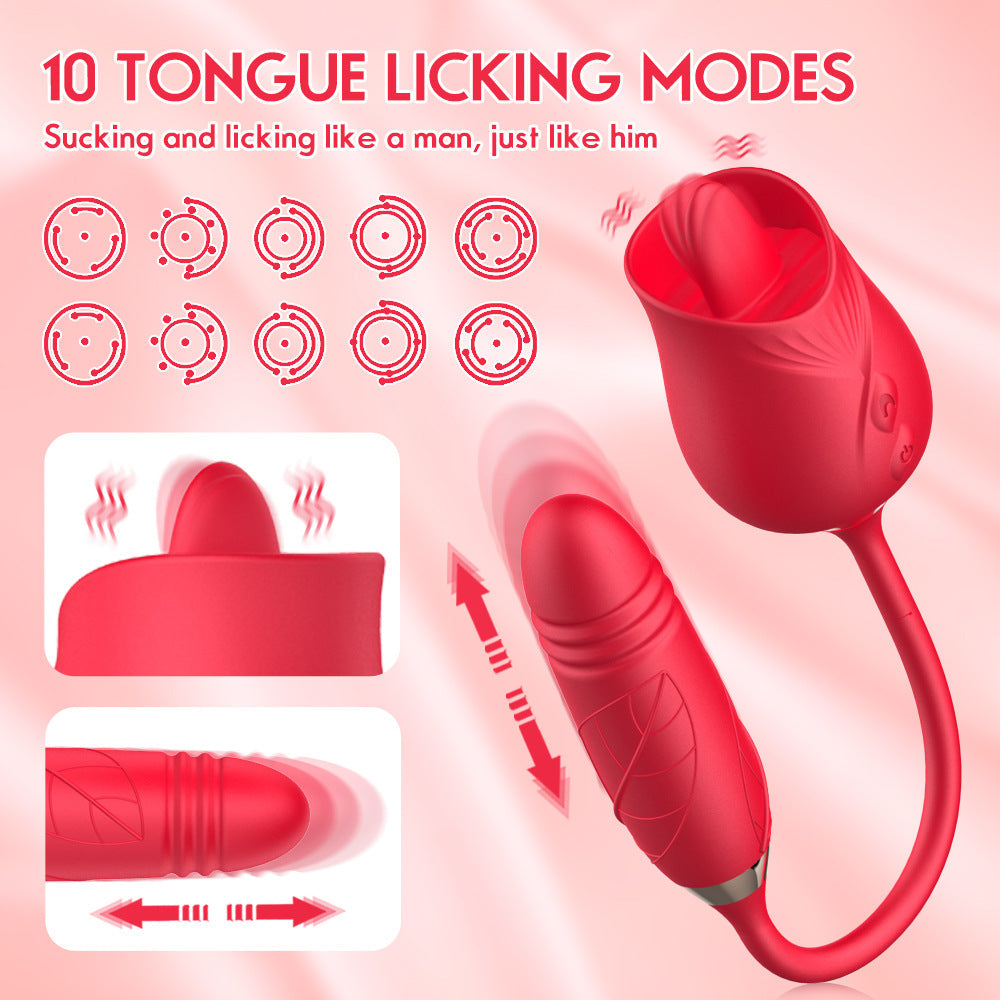 Lurevibe - The Rose Toy With Bullet Vibrator Pro - Lurevibe