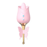 Lurevibe - 10-Frequency Vibration Tongue Licking Rose Vibrator - Lurevibe
