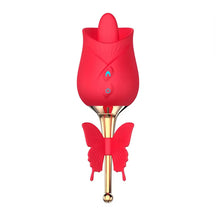 Lurevibe - 10-Frequency Vibration Tongue Licking Rose Vibrator - Lurevibe