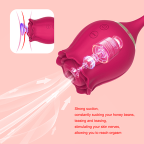 Lurevibe - Rose Vibrators Sucker Oral Vagina Sucking Vibrator - Lurevibe