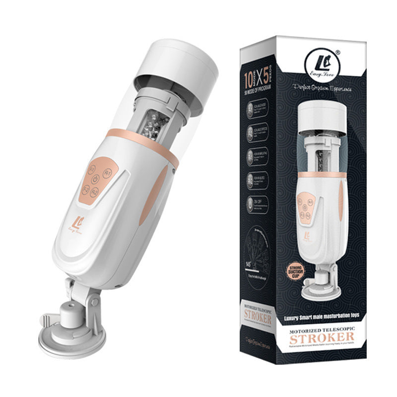 Lurevibe - 5-Speed Suction and Clamping Male Masturbator - Lurevibe