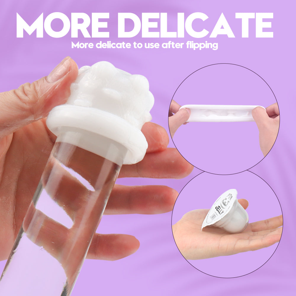 Lurevibe - Jelly Soft Male Masturbator Cup For Man Glans Stimulation - Lurevibe