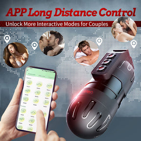 Lurevibe - Grenade Strong Shock Male Masturbation Device Mobile App Remote Control - Lurevibe