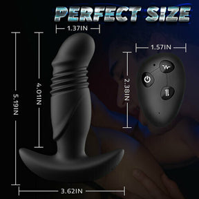 Lurevibe - JOAIDA Prostate Massager with APP-remote control 3 Thrusts & 9 Vibrations - Lurevibe