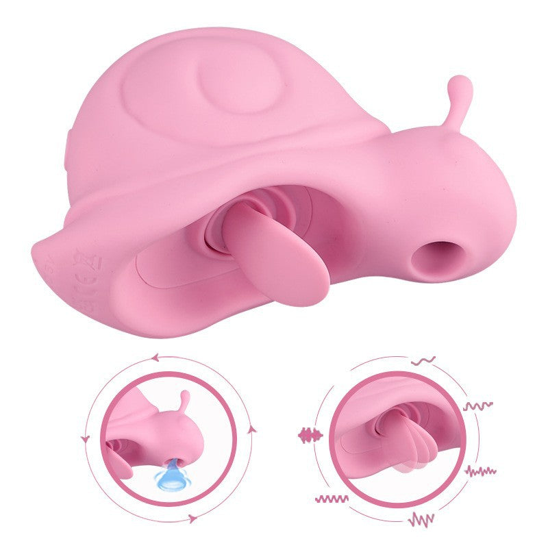Lurevibe - Snail Sucking Egg Skipping Female Masturbator Tongue Licking Vibration Three In One - Lurevibe