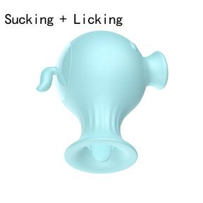 Lurevibe - 7 Speed Tongue Licking Stimulator Clitoris Sucking Vibrator Vagina Nipple Sucker - Lurevibe