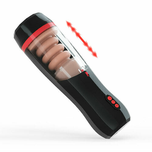 Lurevibe Deluxe Vibrating Sucking Heating Male Masturbator – Foctoy