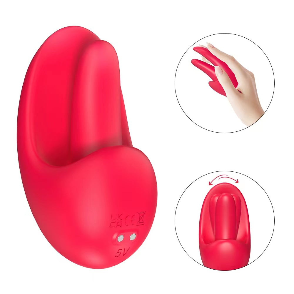 Lurevibe - Tongue Shape Licking Nipples Clit Stimulation Vibrators For Women - Lurevibe