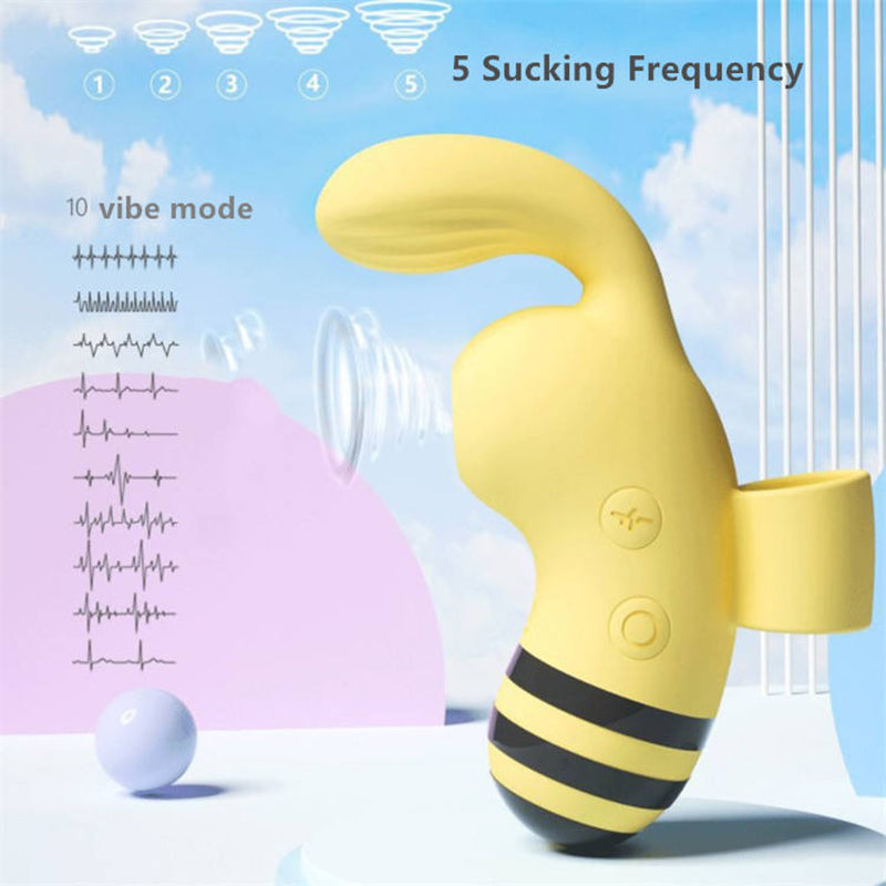 Lurevibe - Finger Little Bee Strong Vibration Sucking Egg Female Masturbation - Lurevibe