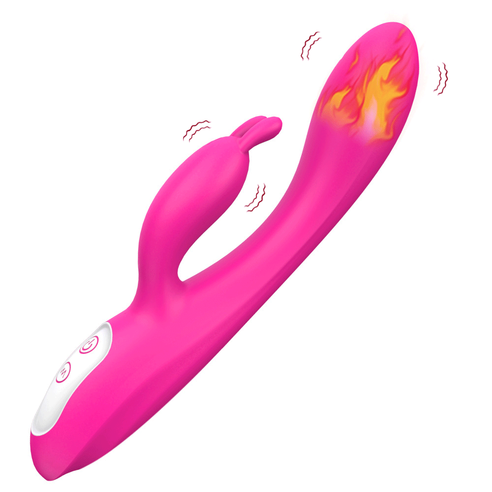 Lurevibe - Female Masturbation Device Rabbit Heated Vibrator Waterproof - Lurevibe