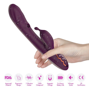 Lurevibe - 7-Frequency G-Spot Suction Vibrator - Lurevibe