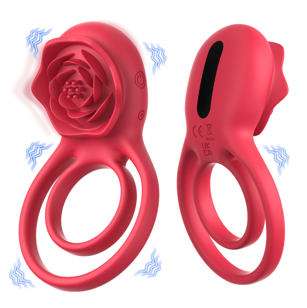 Lurevibe - Rose Cock Ring Vibrator & Clit Stimulator - Lurevibe