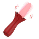Lurevibe - Rose Tongue Vibrating Stick Vaginal Licking Clitoris Stimulator - Lurevibe