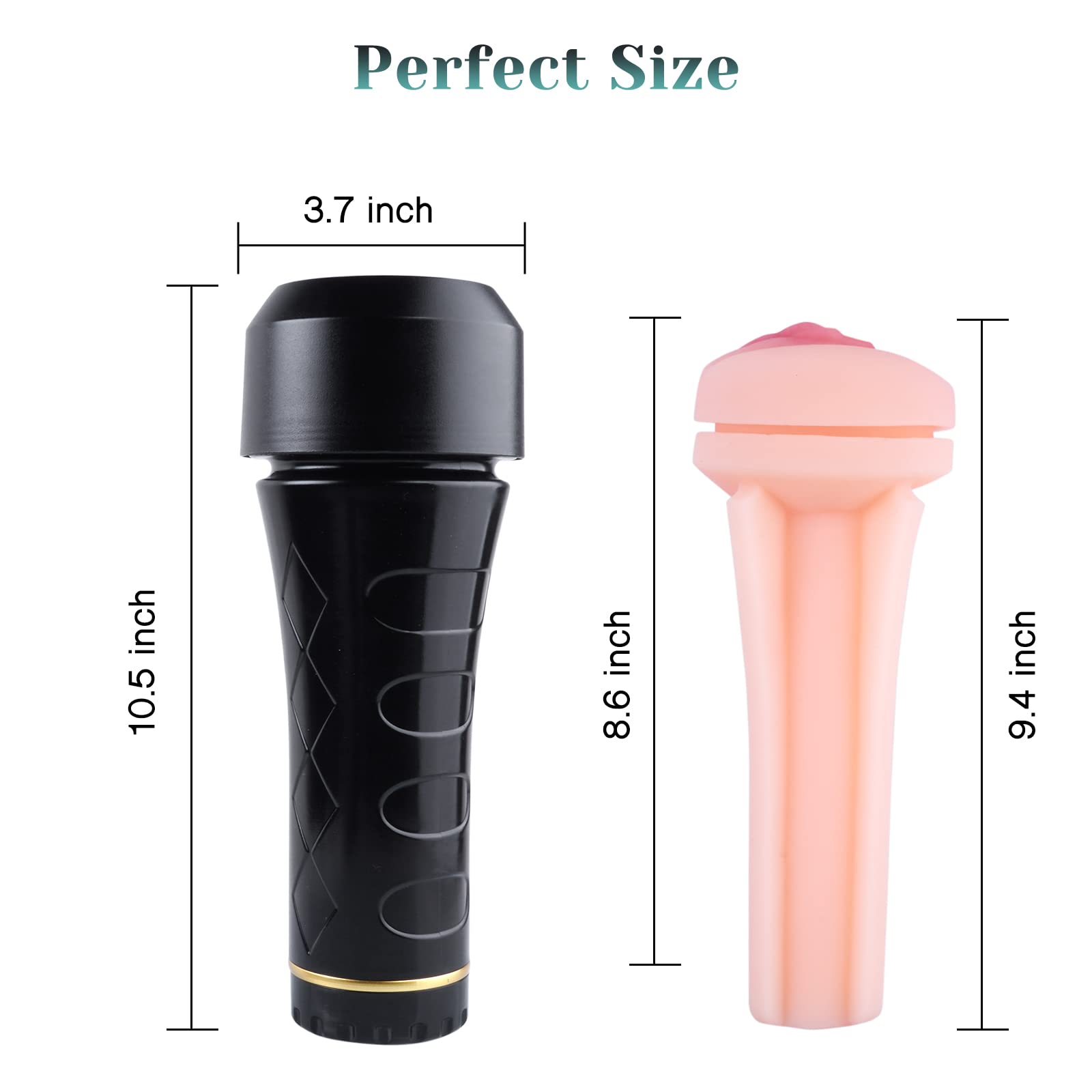 Lurevibe - Male Masturbators Cup  Realistic Textured Pocket Vagina Pussy Masturbation Stroker - Lurevibe