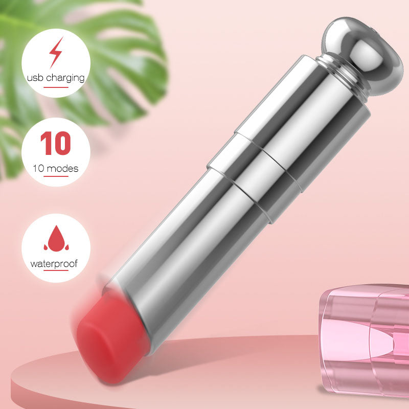 Lurevibe - Lippy 1.0 - Lipstick With Egg Skipping Women's Vibrator - Lurevibe
