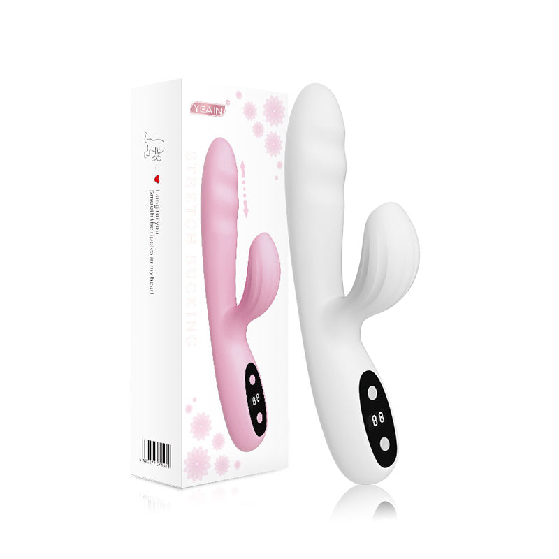Lurevibe - 5-Frequency Sucking Stretching and Heating Female Vibrator - Lurevibe